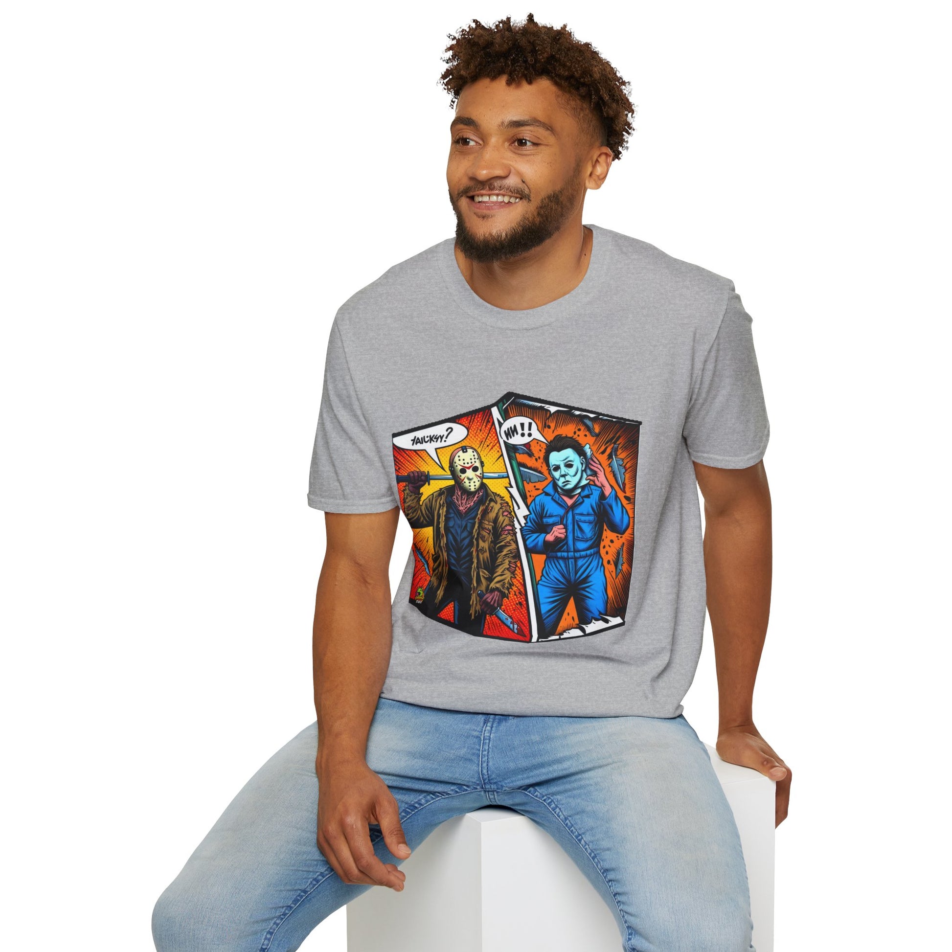 product - Michael Myers Vintage Shirt | Jason Voorhees Funny Halloween Tee - premium material. perfect gift idea. Order yours now and stand out with this exclusive piece!