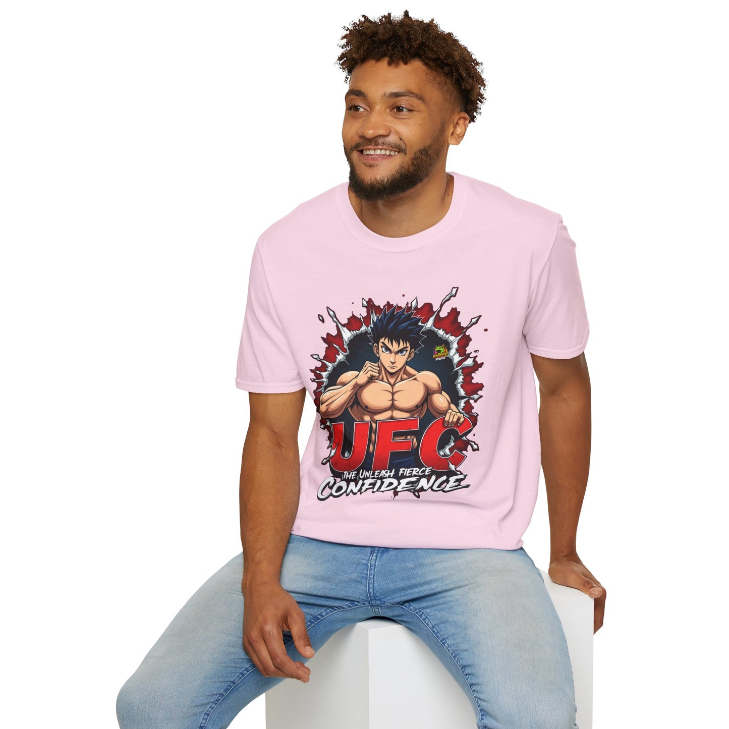 UFC T Shirt | Unleash Fierce Confidence | UFC Tee Inspired by Baki Anime for Fitness Enthusiasts