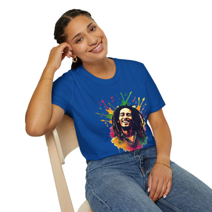 Soulful - Bob Marley T-Shirt - Soulful Echoes - premium material. limited stock. Order yours now and stand out with this exclusive piece!