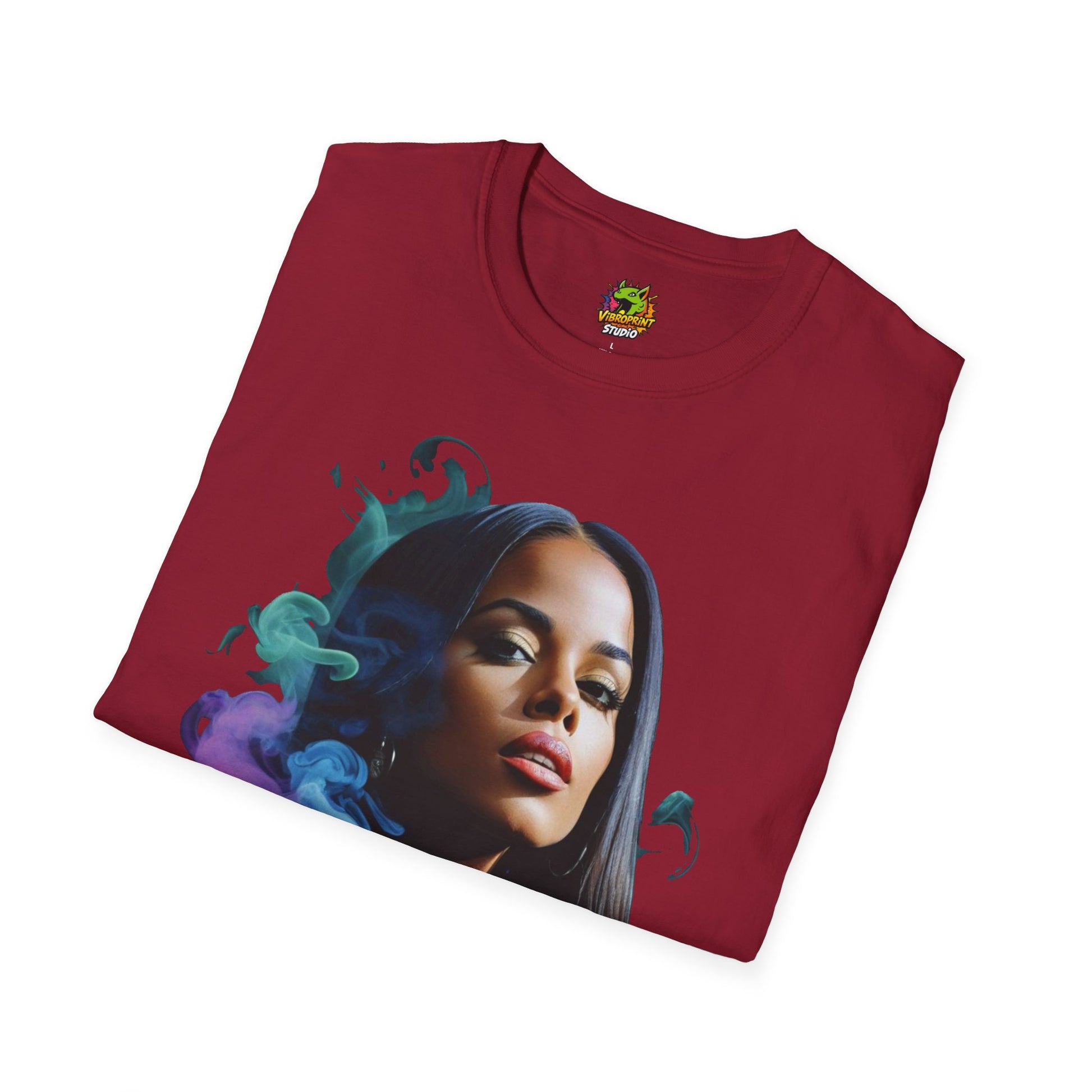 | - Aaliyah shirt | In Loving Memory of the Princess of R&B | Memorial Icon Tee - custom-made. perfect gift idea. Order yours now and stand out with this exclusive piece!