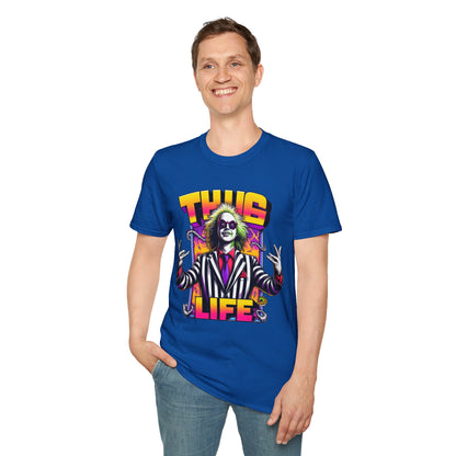 T-Shirt - Beetlejuice Shirt | Thug Life Graphic Tee | Halloween Beetlejuice Costume T-Shirt - custom-made. limited stock. Order yours now and stand out with this exclusive piece!