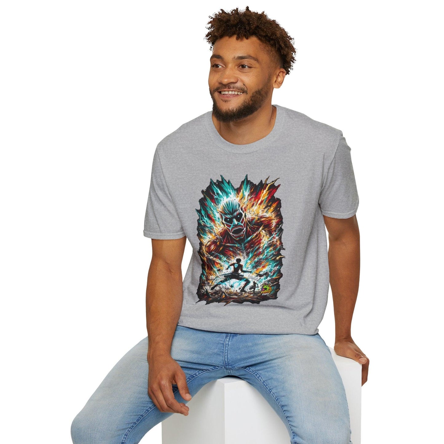 Eren Yeager Titan’s Power Tee | Attack on Titan Shirt | Shingeki no - VibroPrint Studio