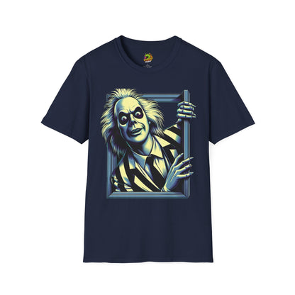 Halloween - Beetlejuice Shirt | Halloween Horror Comedy Tee | Classic Beetlejuice Graphic T-Shirt | Fun Halloween Clothing - custom-made. limited stock. Order yours now and stand out with this exclusive piece!