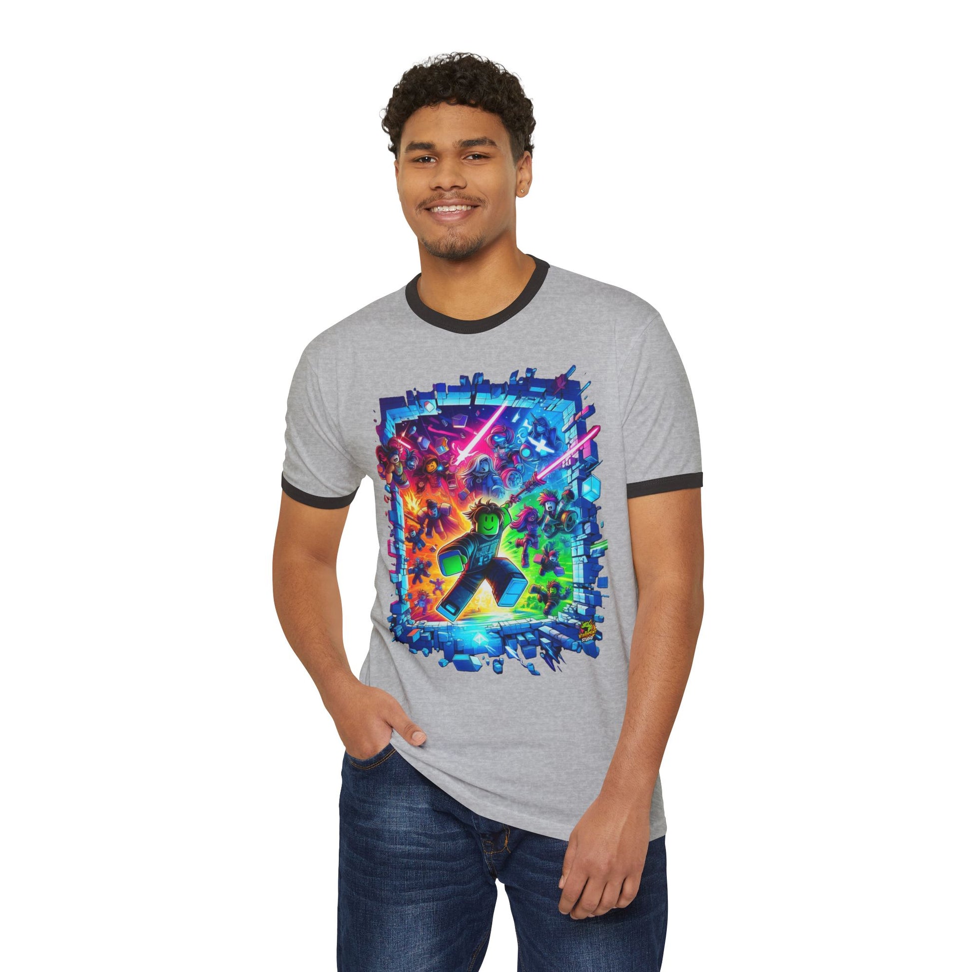 Roblox T Shirt for Fans of All Ages | Roblox Graphic Tee | Roblox Adventure Shirt - High Quality Image