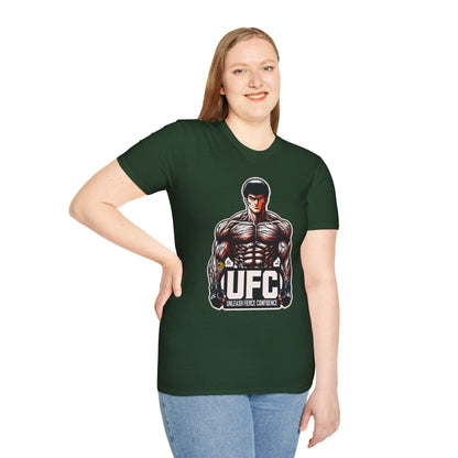 UFC T Shirt | Unleash Fierce Confidence | UFC Tee with Baki Anime Inspiration for Athletes