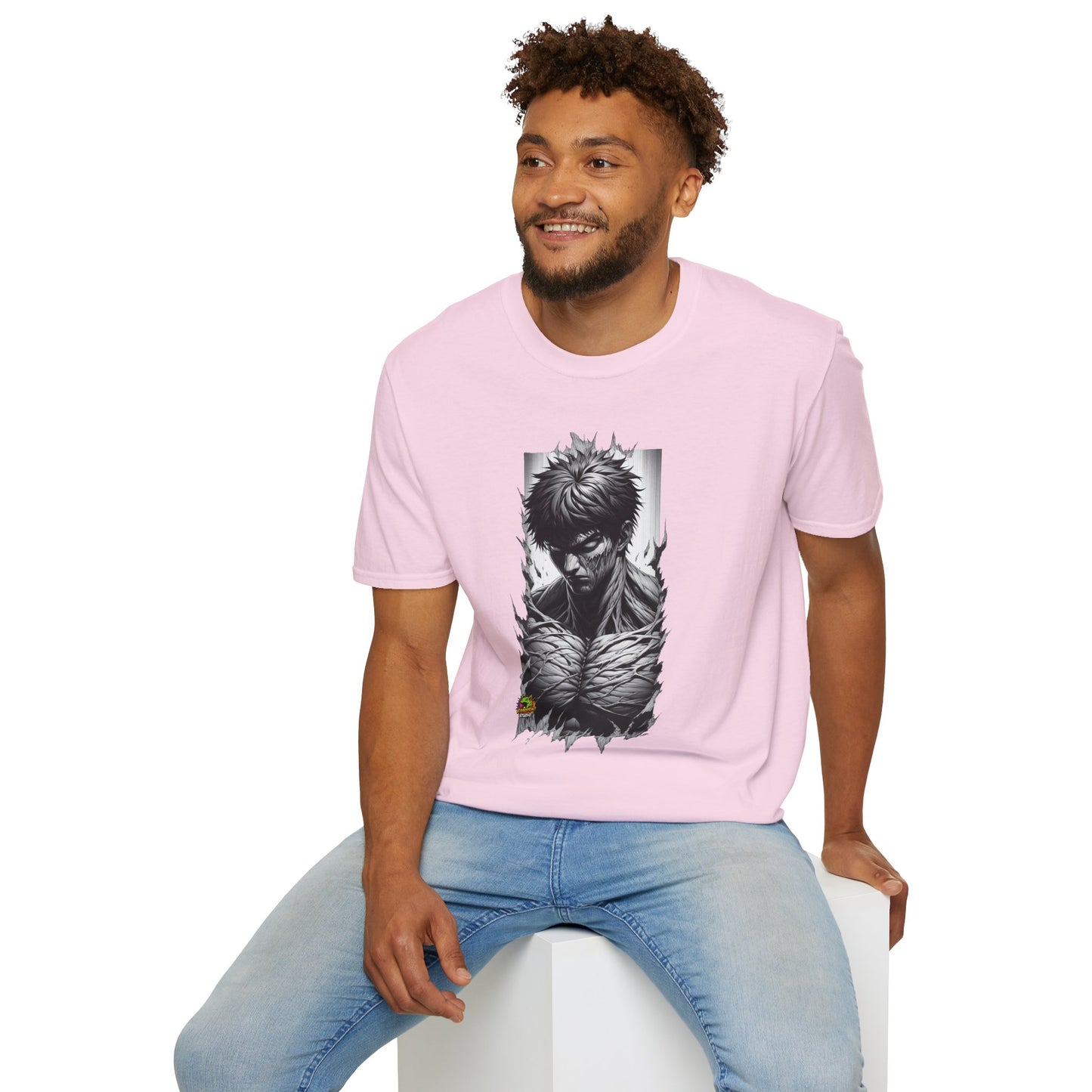 UFC T Shirt | Unleash Fierce Confidence | UFC Tee with Baki Anime Influence for Fitness Lovers