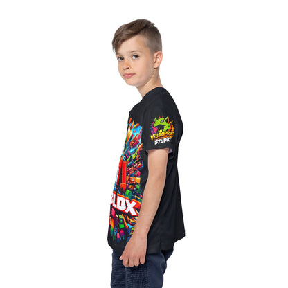 Back View - Roblox Gamer Tee Kids