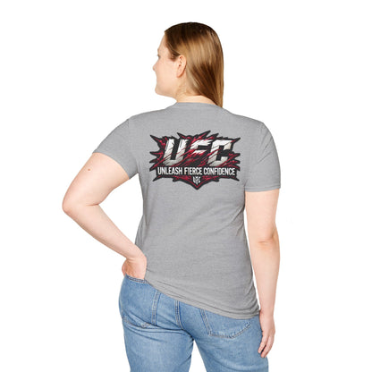 Fans - UFC T Shirt | Unleash Fierce Confidence | UFC Tee for Gym and Baki Anime Fans - premium material. limited stock. Order yours now and stand out with this exclusive piece!