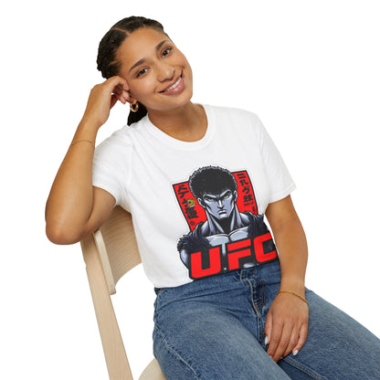 UFC T Shirt | Unleash Fierce Confidence | UFC Tee with Baki Anime Style