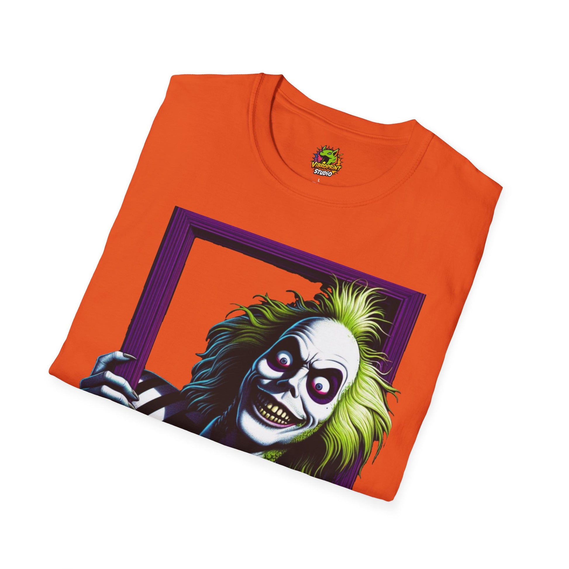 Image of Stylish Beetlejuice Shirt | Spooky Beetlejuice Shirt | Beetlejuice Graphic Shirt | Creepy Beetlejuice Tee | Graphic Tee