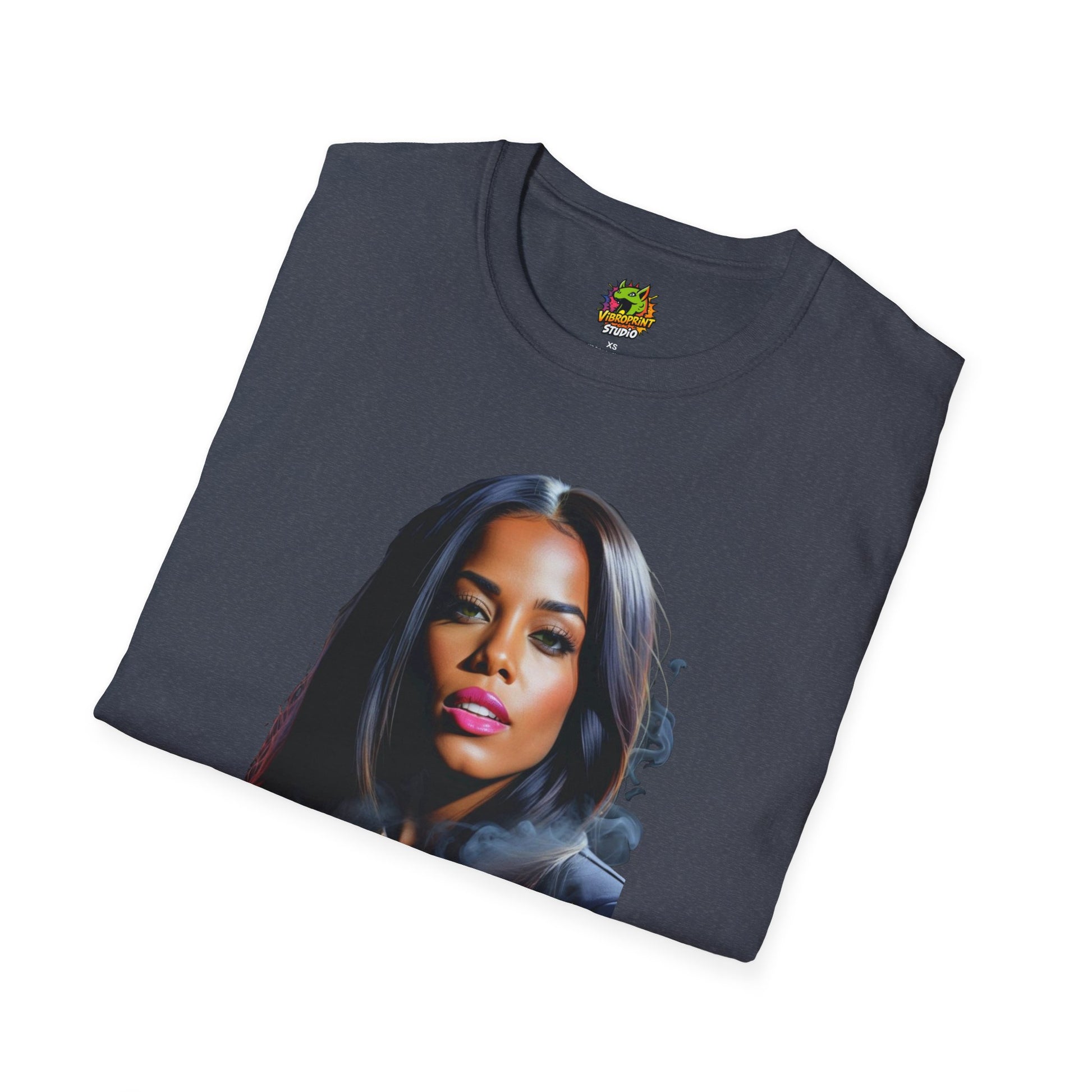 Portrait - Aaliyah shirt | The Legacy Lives On | Memorial Portrait Tribute Tee - premium material. perfect gift idea. Order yours now and stand out with this exclusive piece!