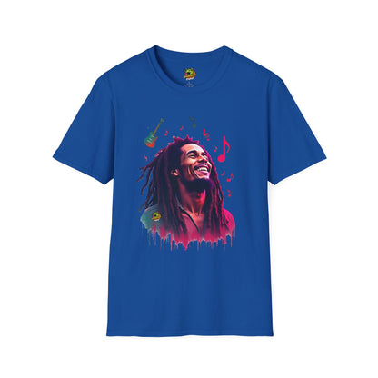 T-Shirt - Bob Marley T-Shirt - Vibrant Rasta Revolution - custom-made. perfect gift idea. Order yours now and stand out with this exclusive piece!