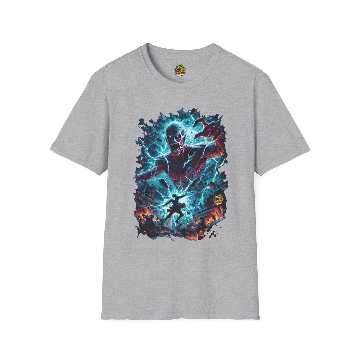 on - Eren Yeager Titan’s Wrath Unleashed Tee | Attack on Titan Shirt | - premium material. limited stock. Order yours now and stand out with this exclusive piece!