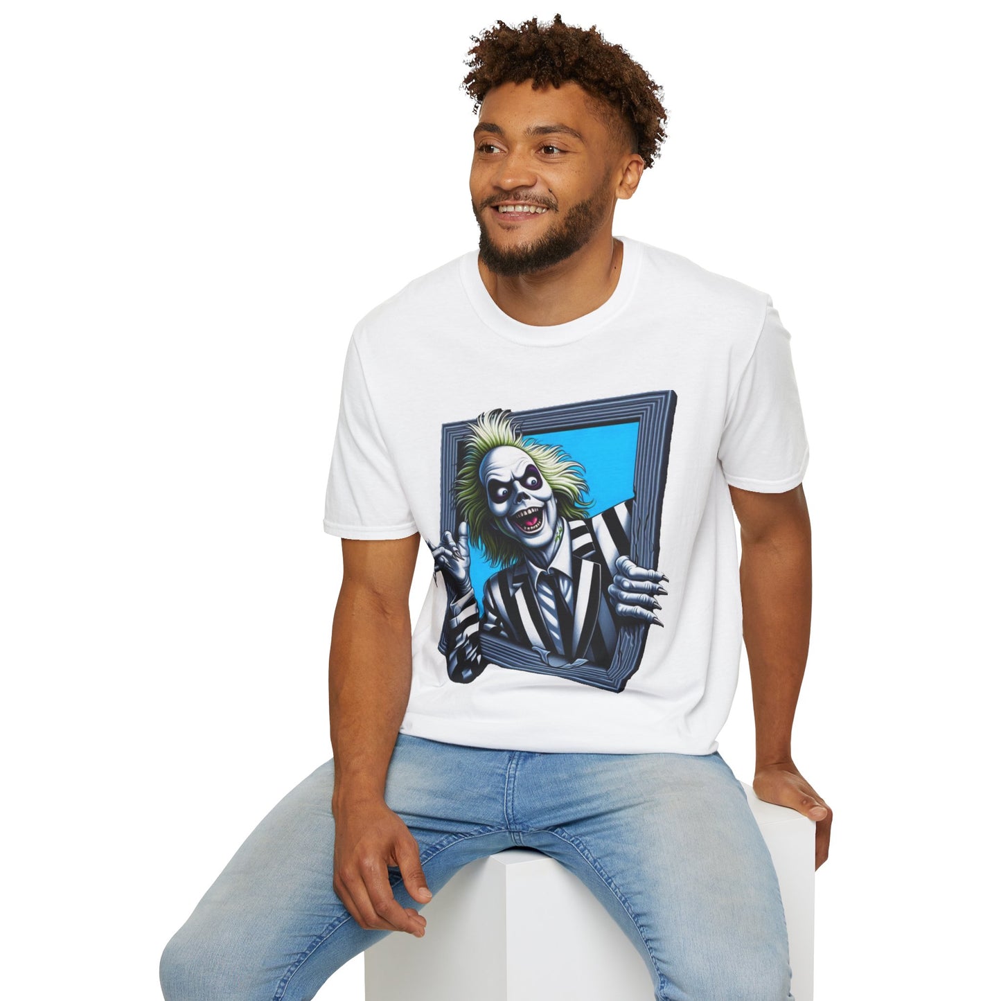 high-quality - Beetlejuice Shirt | Halloween Costume Graphic Tee | Fun Beetlejuice T-Shirt for Adults & Kids | Iconic Movie Merch - custom-made. perfect gift idea. Order yours now and stand out with this exclusive piece!