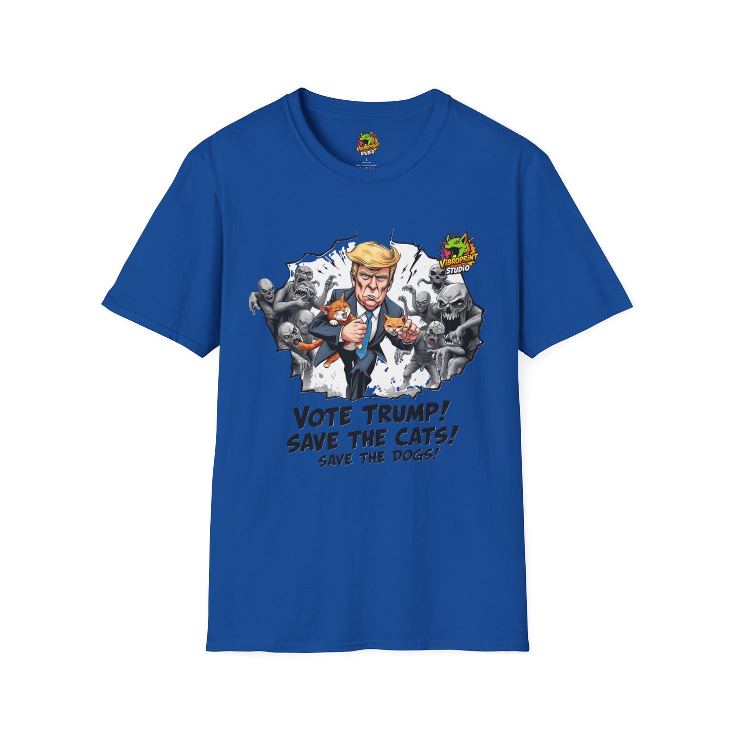 They're Eating the Dogs Tee | Political Satire T-Shirt | Trump Election Meme Shirt - High Quality Image