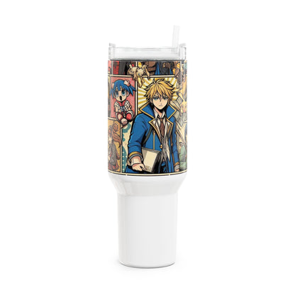 Stanley cup | Colorful Anime and Comics Tumbler | Geek Drinkware for Fans - High Quality Image