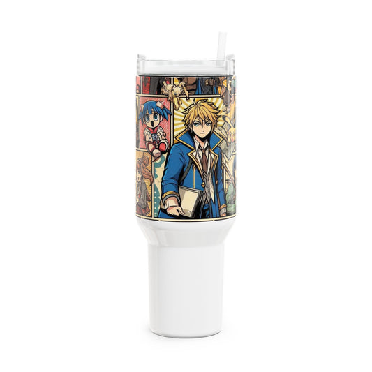 Stanley cup | Colorful Anime and Comics Tumbler | Geek Drinkware for Fans - High Quality Image