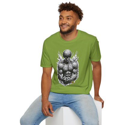 UFC T Shirt | Unleash Fierce Confidence | UFC Tee with Baki Anime Elements for Athletes