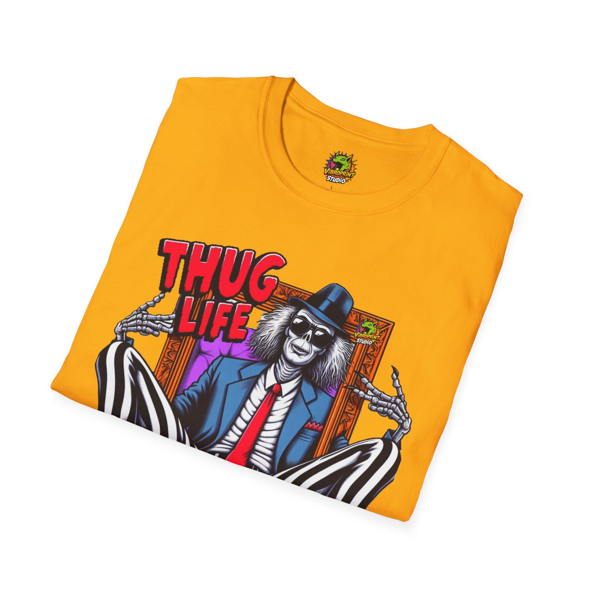 Classic - Beetlejuice Shirt | Thug Life Halloween Tee | Classic Beetlejuice T-Shirt for Fans - custom-made. limited stock. Order yours now and stand out with this exclusive piece!