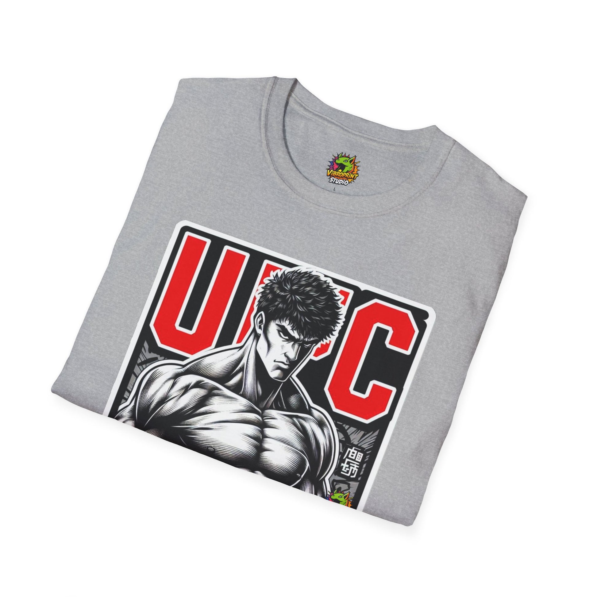 | - UFC T Shirt | Unleash Fierce Confidence | UFC Tee Inspired by Baki Anime T Shirt - custom-made. limited stock. Order yours now and stand out with this exclusive piece!