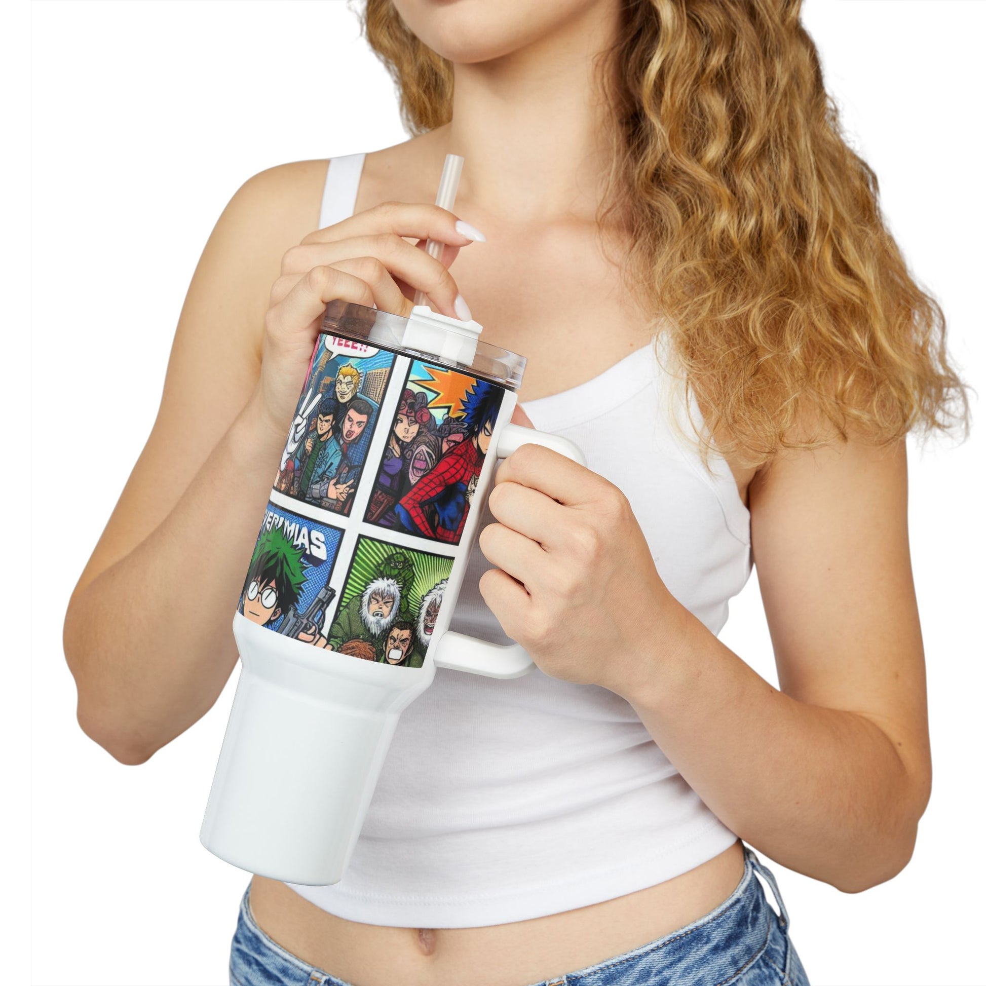 Stanley cup | Anime and Comics Themed Drinkware | Colorful Geek Tumbler - High Quality Image