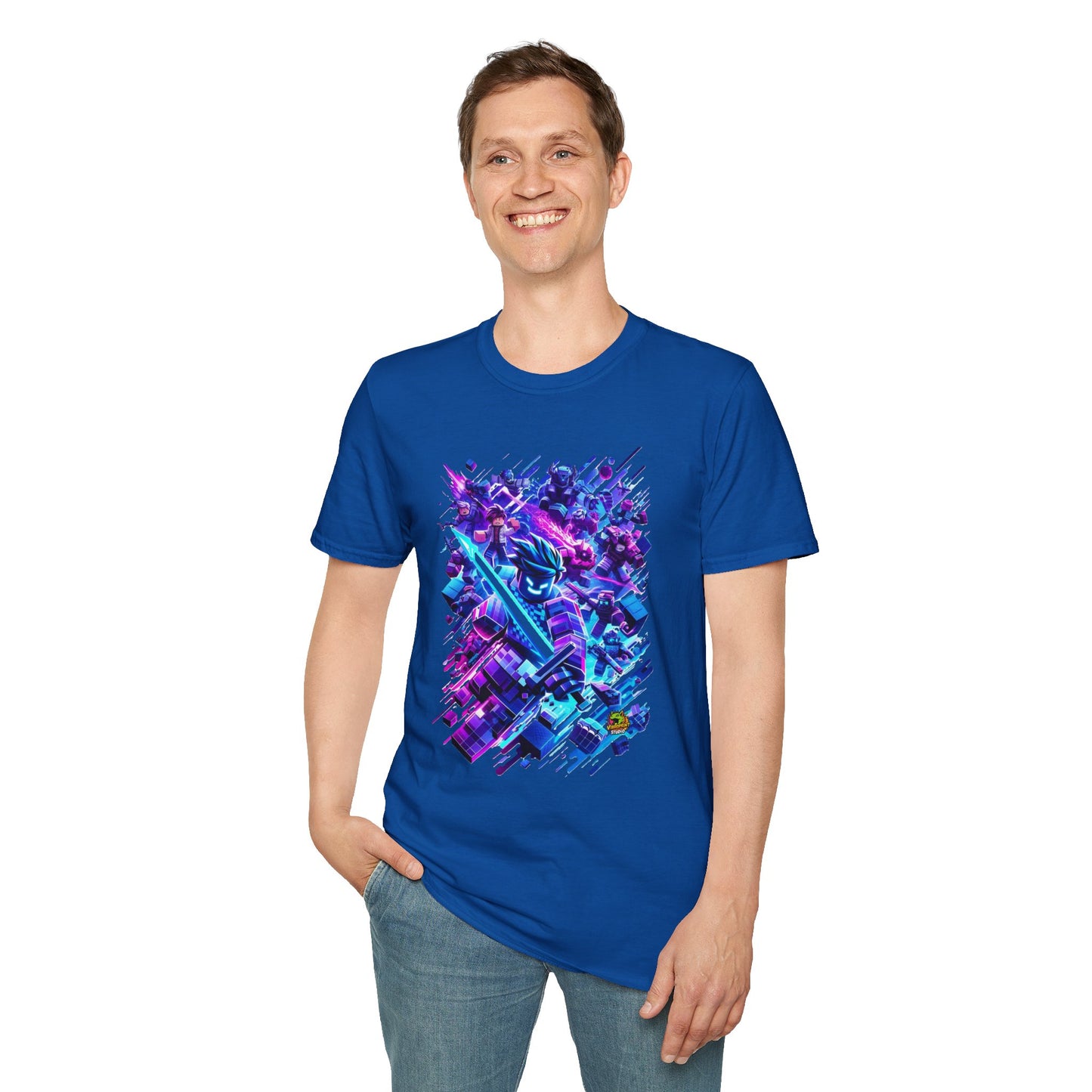 Roblox - Roblox T-Shirt - Gamer's Quest - premium material. perfect gift idea. Order yours now and stand out with this exclusive piece!