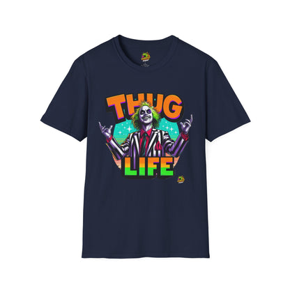 Shirt - Beetlejuice Shirt | Spooky Thug Life Tee | Halloween Beetlejuice Graphic Shirt Women - custom-made. limited stock. Order yours now and stand out with this exclusive piece!