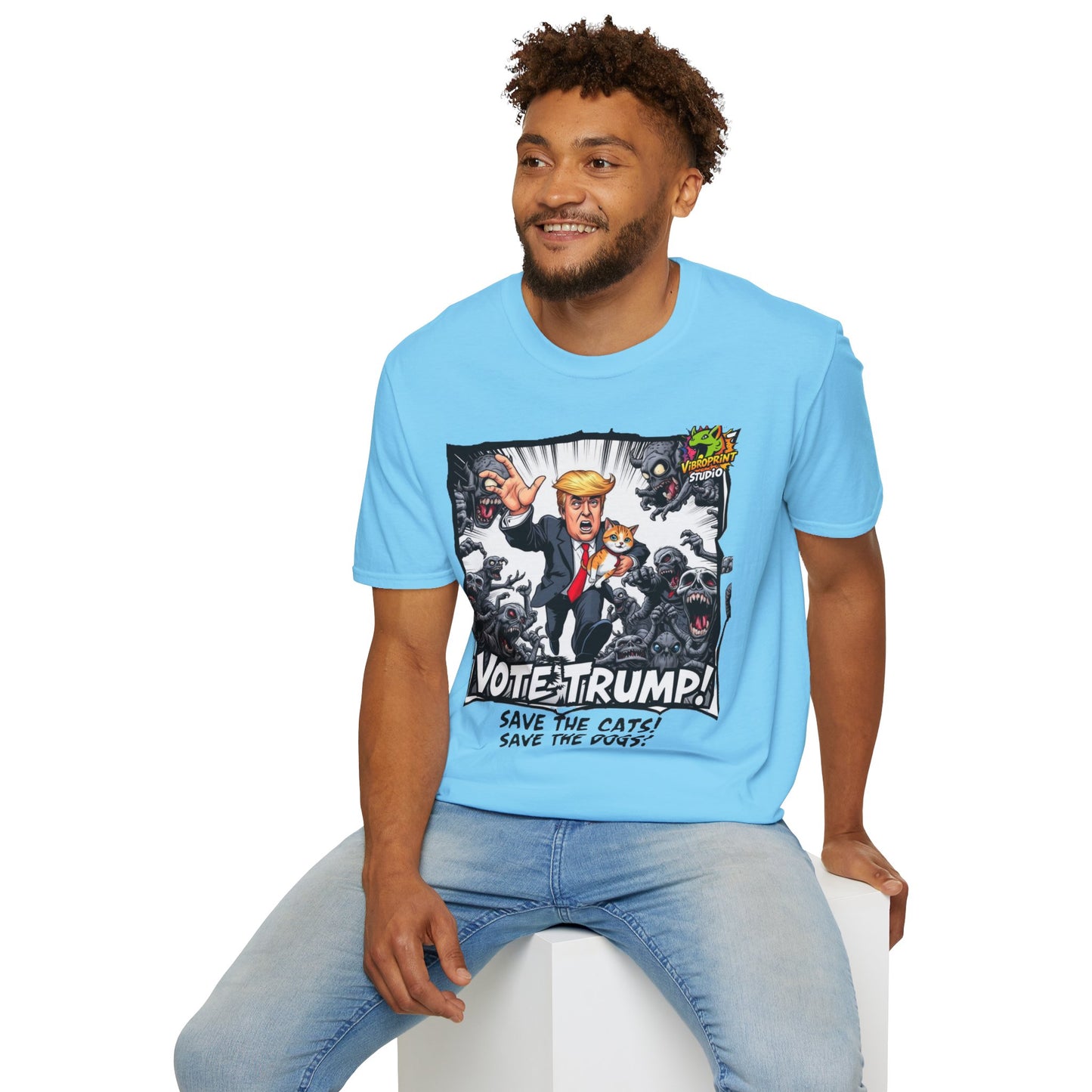 They're Eating the Dogs Tee | Satirical Political Humor Shirt | Trump Election Graphic Tee