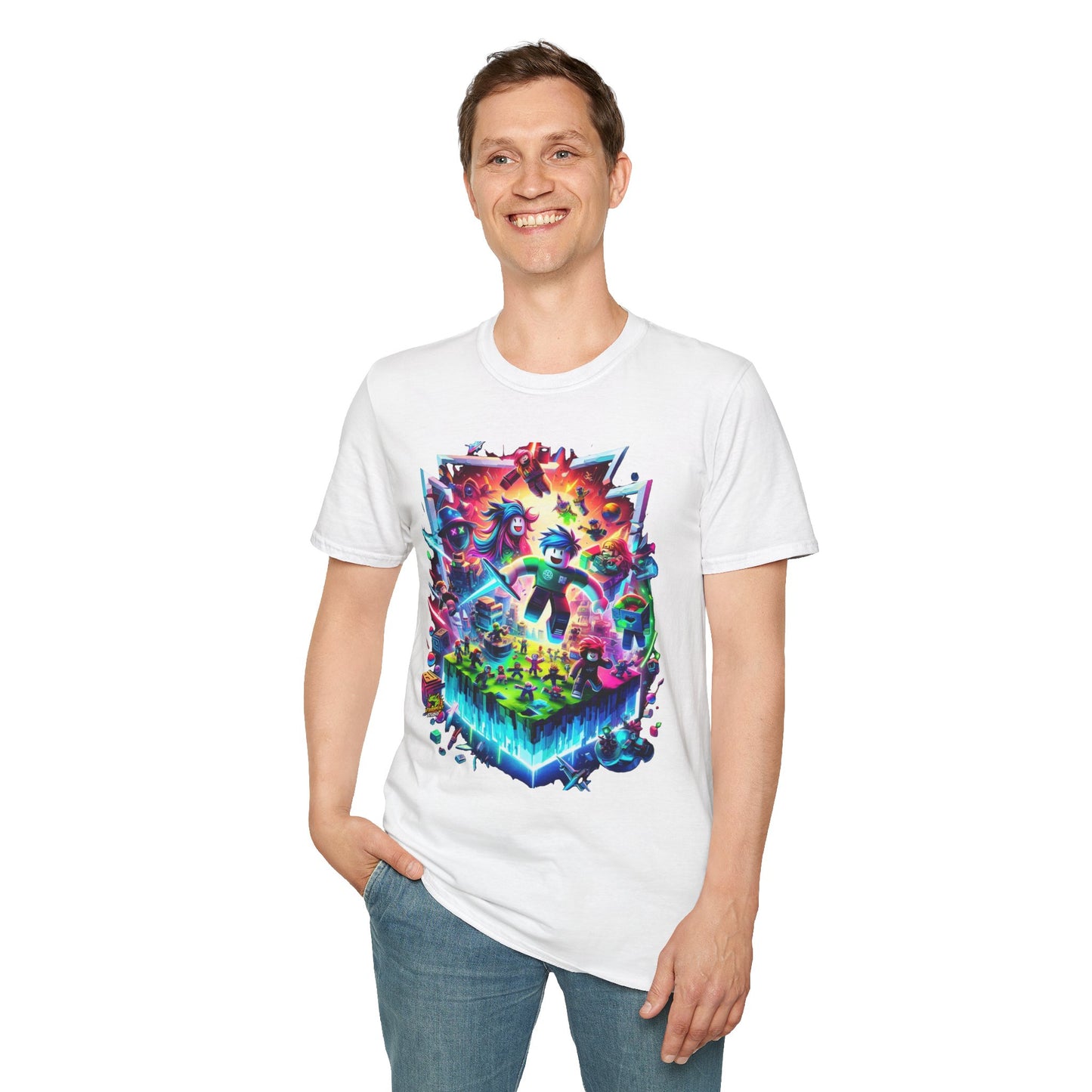 Graphic - Cool Roblox Graphic Tee for Boys & Girls | Roblox Game Lover T-Shirt | Roblox Kids Clothing | Fun Roblox Gift - custom-made. perfect gift idea. Order yours now and stand out with this exclusive piece!