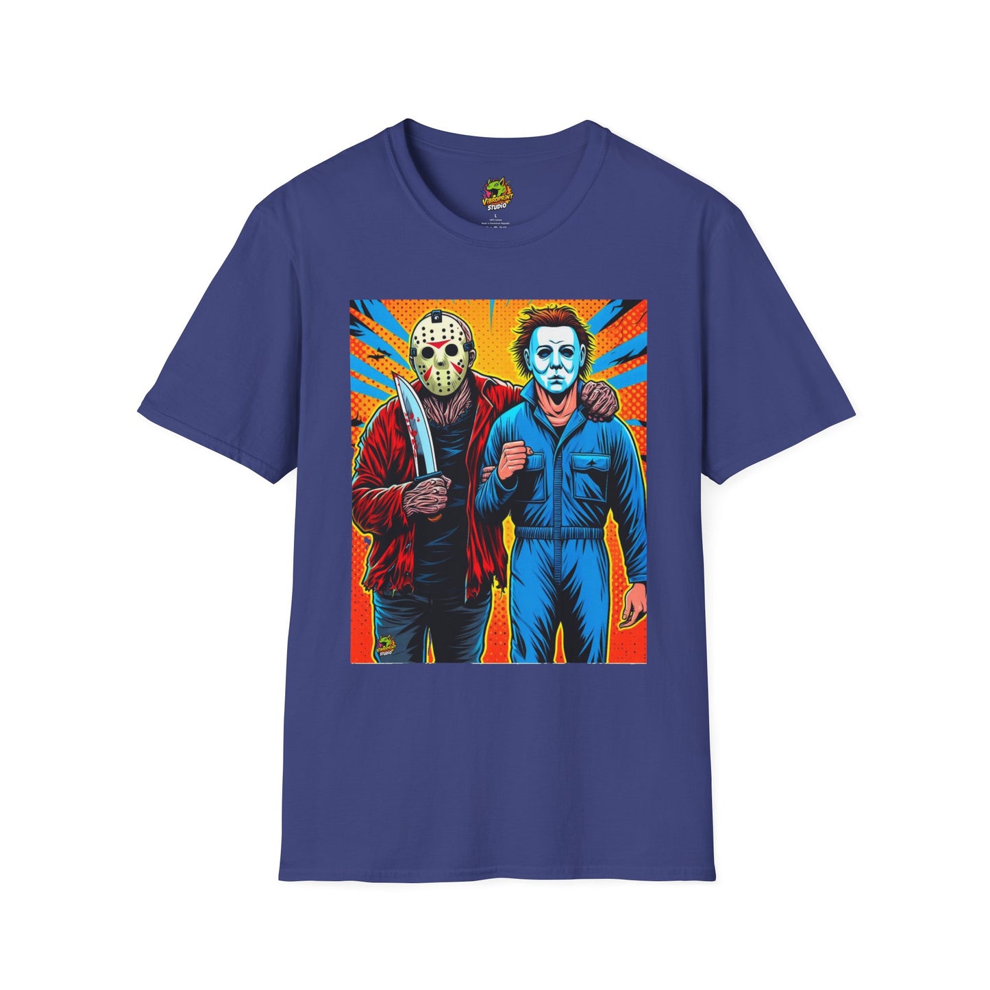 Halloween - Jason Voorhees & Michael Myers Shirt | Funny Halloween Horror Tee - custom-made. limited stock. Order yours now and stand out with this exclusive piece!