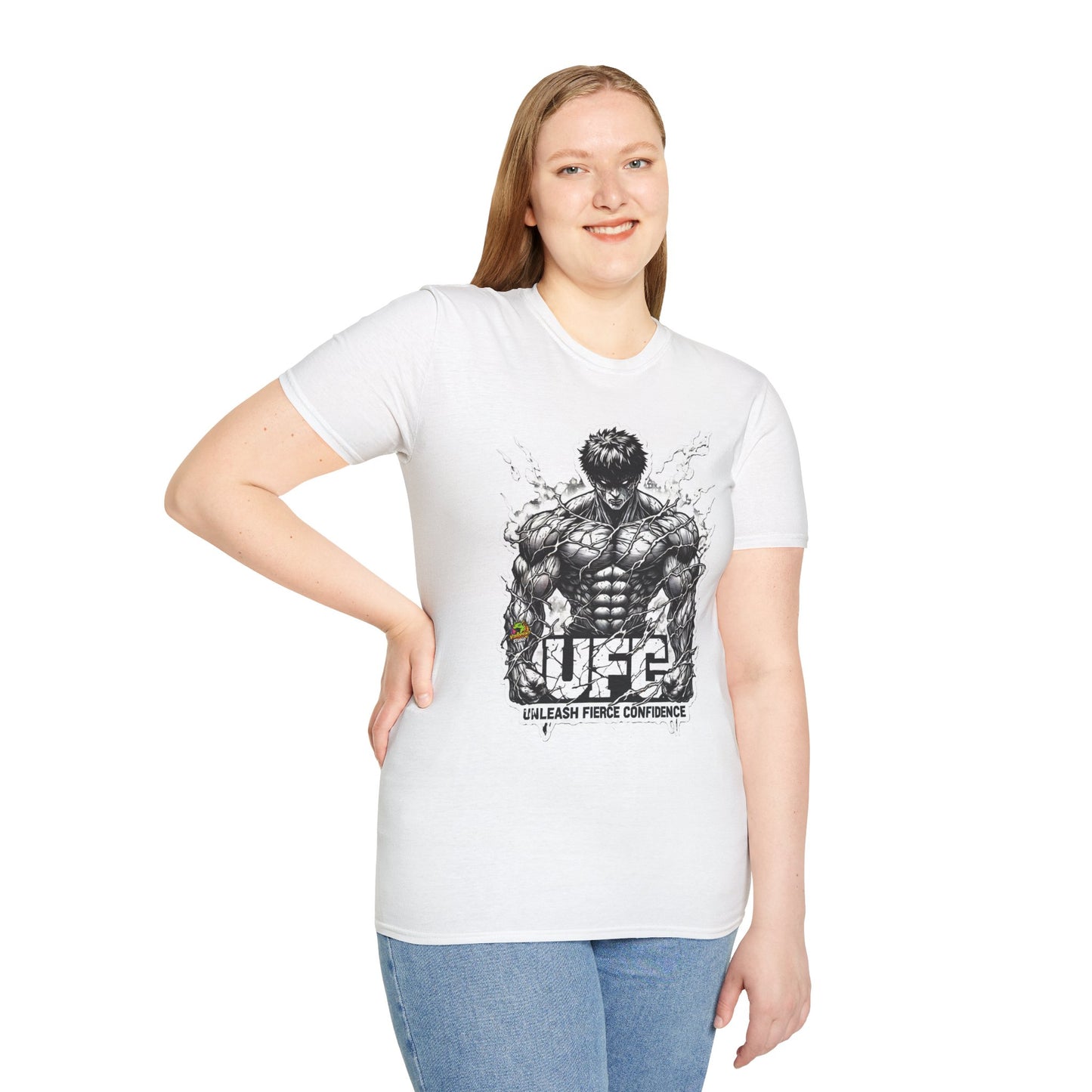 UFC T Shirt | Unleash Fierce Confidence | UFC Tee with Baki Anime Inspiration for Athletes