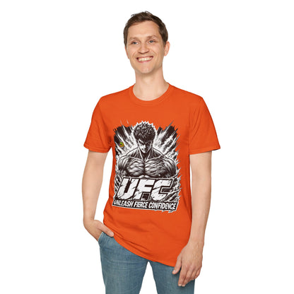 UFC T Shirt | Unleash Fierce Confidence | UFC Tee with Baki Anime T Shirt Motivation