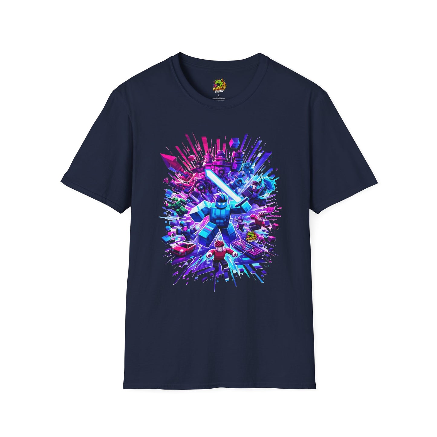 - - Roblox T-Shirt - Virtual Playground - custom-made. perfect gift idea. Order yours now and stand out with this exclusive piece!