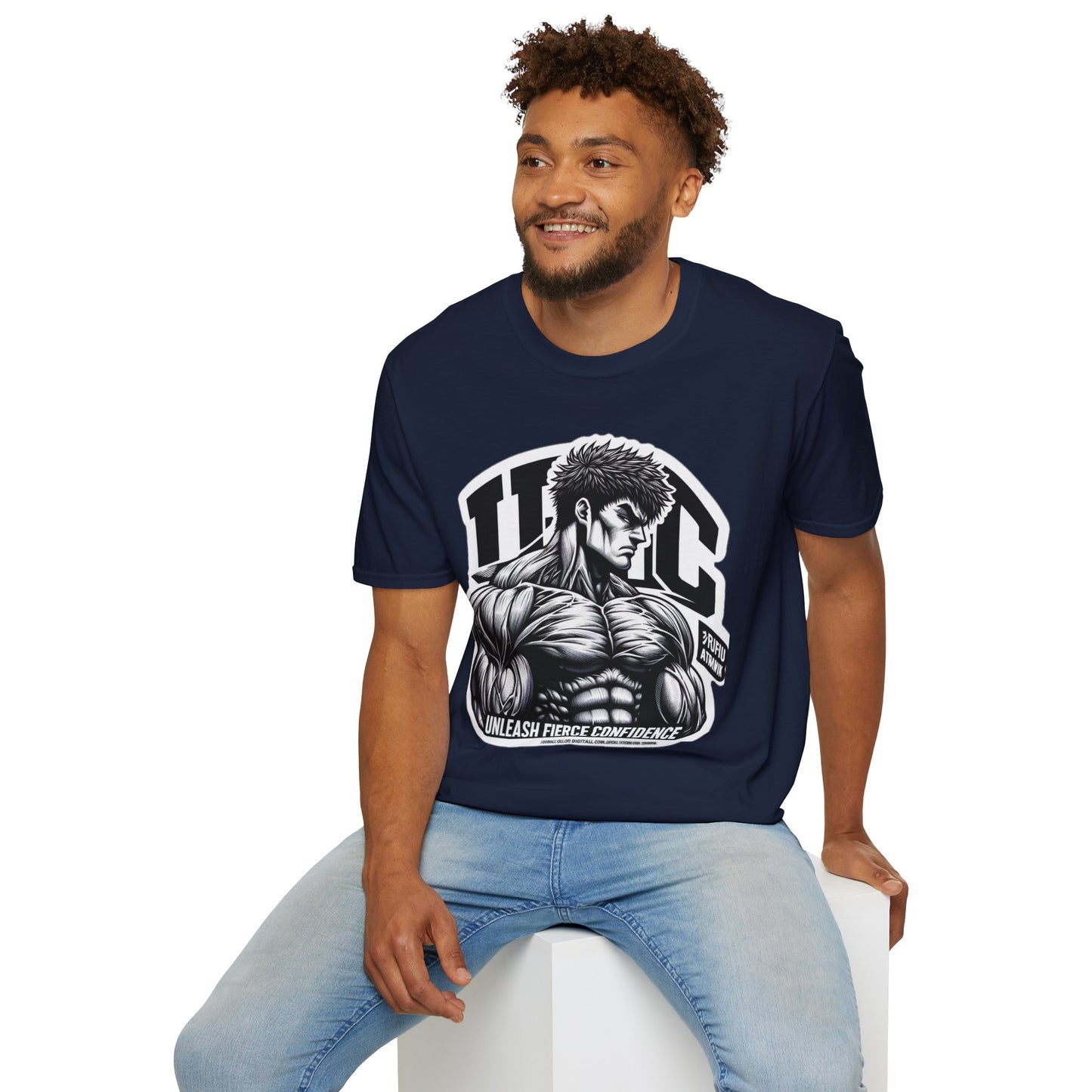 product - UFC T Shirt | Unleash Fierce Confidence | UFC Tee with Baki Anime T Shirt Inspiration - custom-made. limited stock. Order yours now and stand out with this exclusive piece!