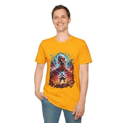 on - Eren Yeager Titan’s Judgment Tee | Attack on Titan Shirt | Shingeki - premium material. limited stock. Order yours now and stand out with this exclusive piece!