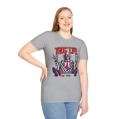 exclusive - Beetlejuice Shirt | Funny Thug Life Graphic T-Shirt | Halloween Beetlejuice Tee - premium material. limited stock. Order yours now and stand out with this exclusive piece!