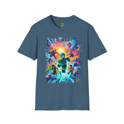 Trendy Roblox T-Shirt for Boys & Girls | Roblox Kids Clothing | Roblox Adventure Graphic Tee | Cool Gift for Roblox Fans