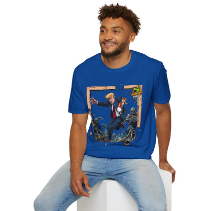 | - They're Eating the Dogs Tee | Trump Election Meme Tee | Funny Satire Graphic Shirt - premium material. limited stock. Order yours now and stand out with this exclusive piece!