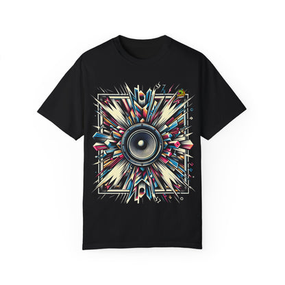 Booming Sound Waves & Hip-Hop Beats Rapper Merch | Street Vibes T-Shirt - High Quality Image