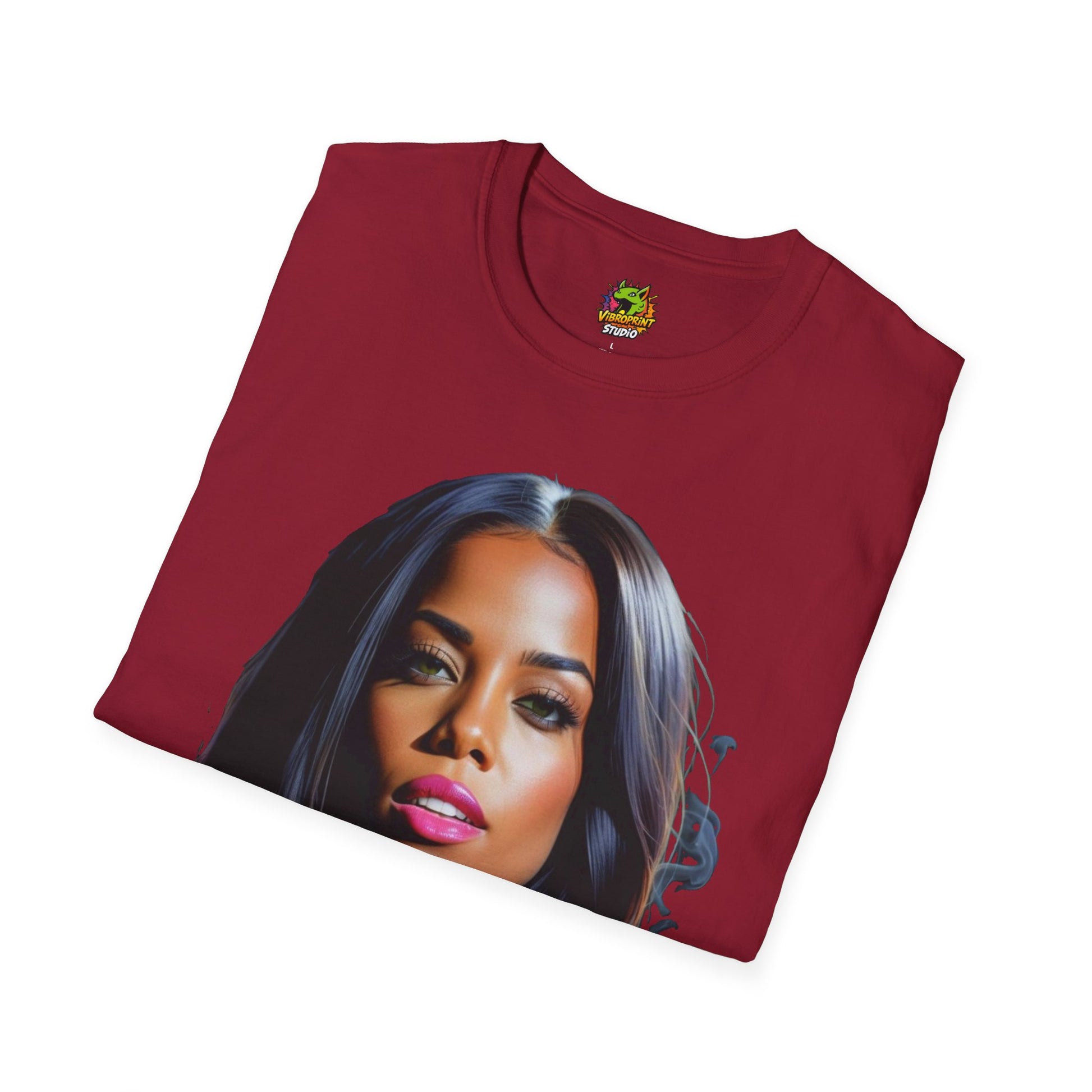 Memorial - Aaliyah shirt | The Legacy Lives On | Memorial Portrait Tribute Tee - custom-made. limited stock. Order yours now and stand out with this exclusive piece!