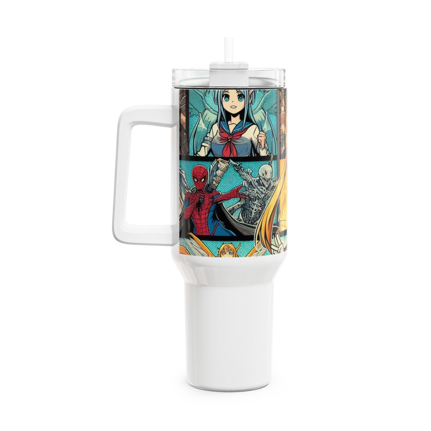 Cartoon - Stanley cup | Anime and Geek Drinkware | Colorful Cartoon Tumbler for Fans - custom-made. perfect gift idea. Order yours now and stand out with this exclusive piece!