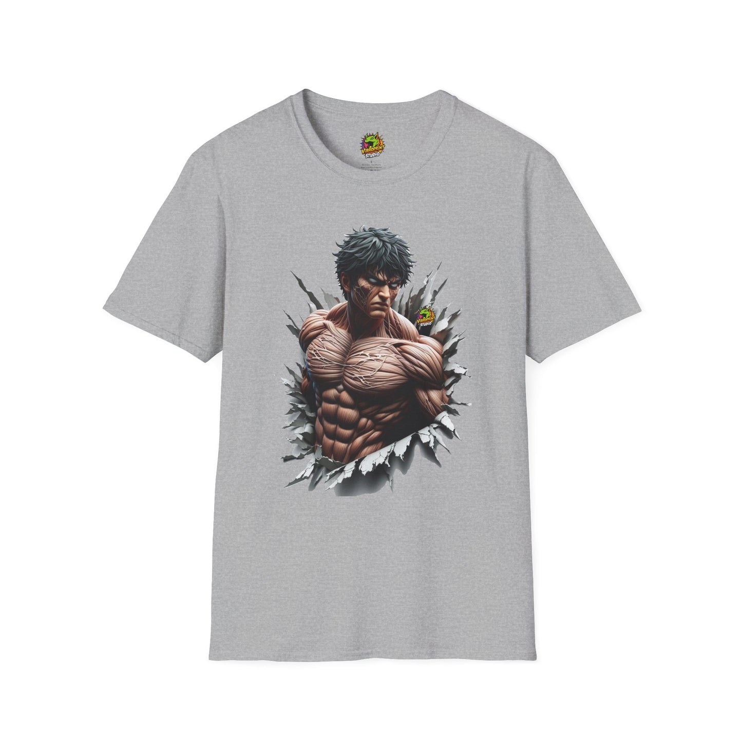 Anime - UFC T Shirt | Unleash Fierce Confidence | Motivational UFC Tee with Baki Anime Influence for Gym Lovers - premium material. limited stock. Order yours now and stand out with this exclusive piece!