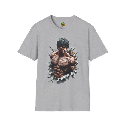 Anime - UFC T Shirt | Unleash Fierce Confidence | Motivational UFC Tee with Baki Anime Influence for Gym Lovers - premium material. limited stock. Order yours now and stand out with this exclusive piece!