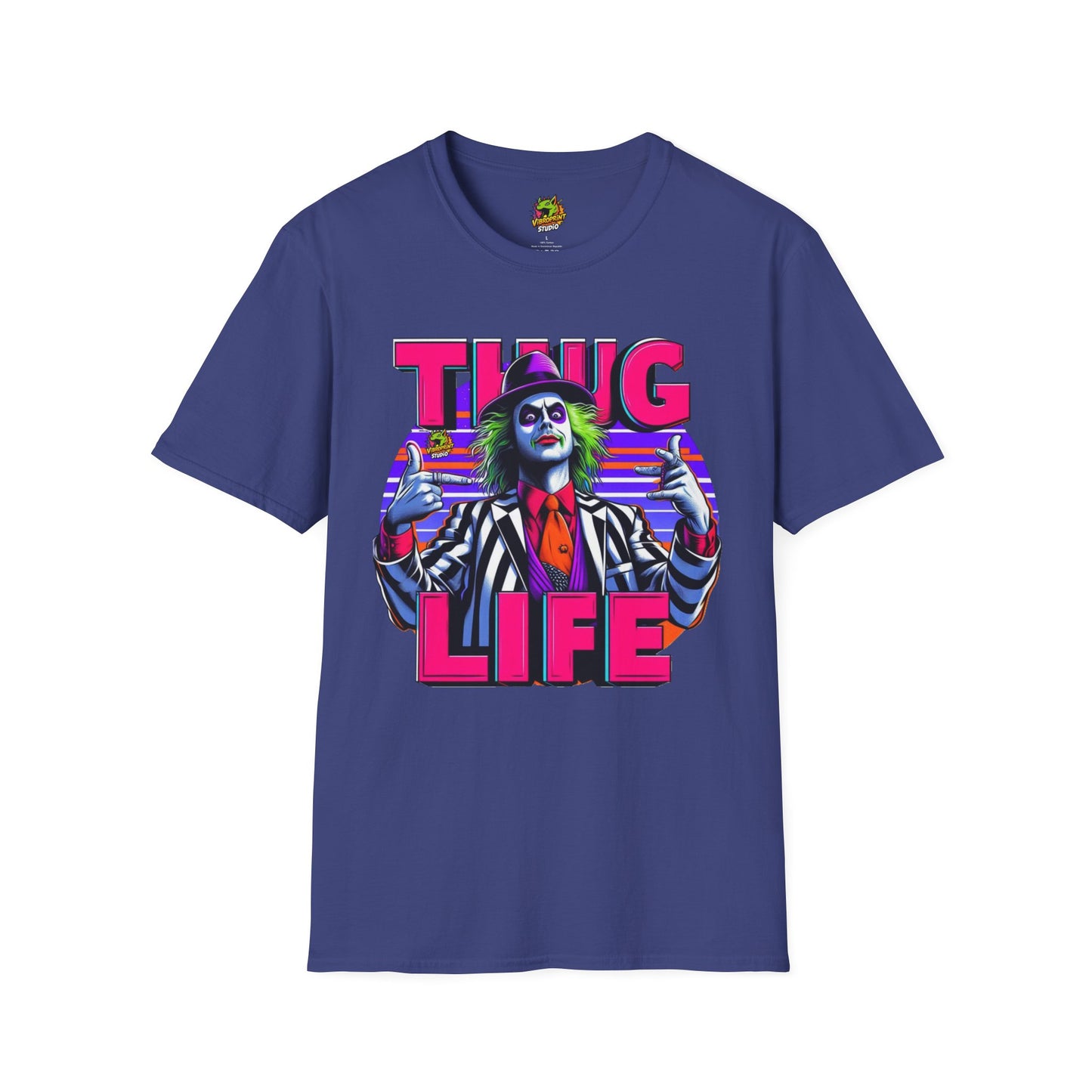 Thug - Beetlejuice Shirt | Thug Life Graphic Shirt | Funny Halloween Beetlejuice Tee - custom-made. limited stock. Order yours now and stand out with this exclusive piece!