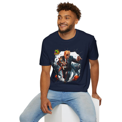 T-Shirt - They're Eating the Dogs Shirt | Political Humor T-Shirt | Funny Trump Meme Tee - premium material. limited stock. Order yours now and stand out with this exclusive piece!