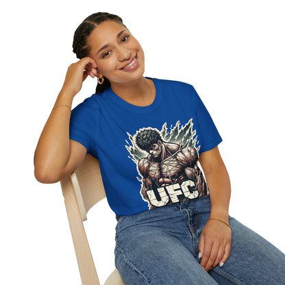 UFC T Shirt | Unleash Fierce Confidence | Motivational UFC Tee with Baki Anime Influence