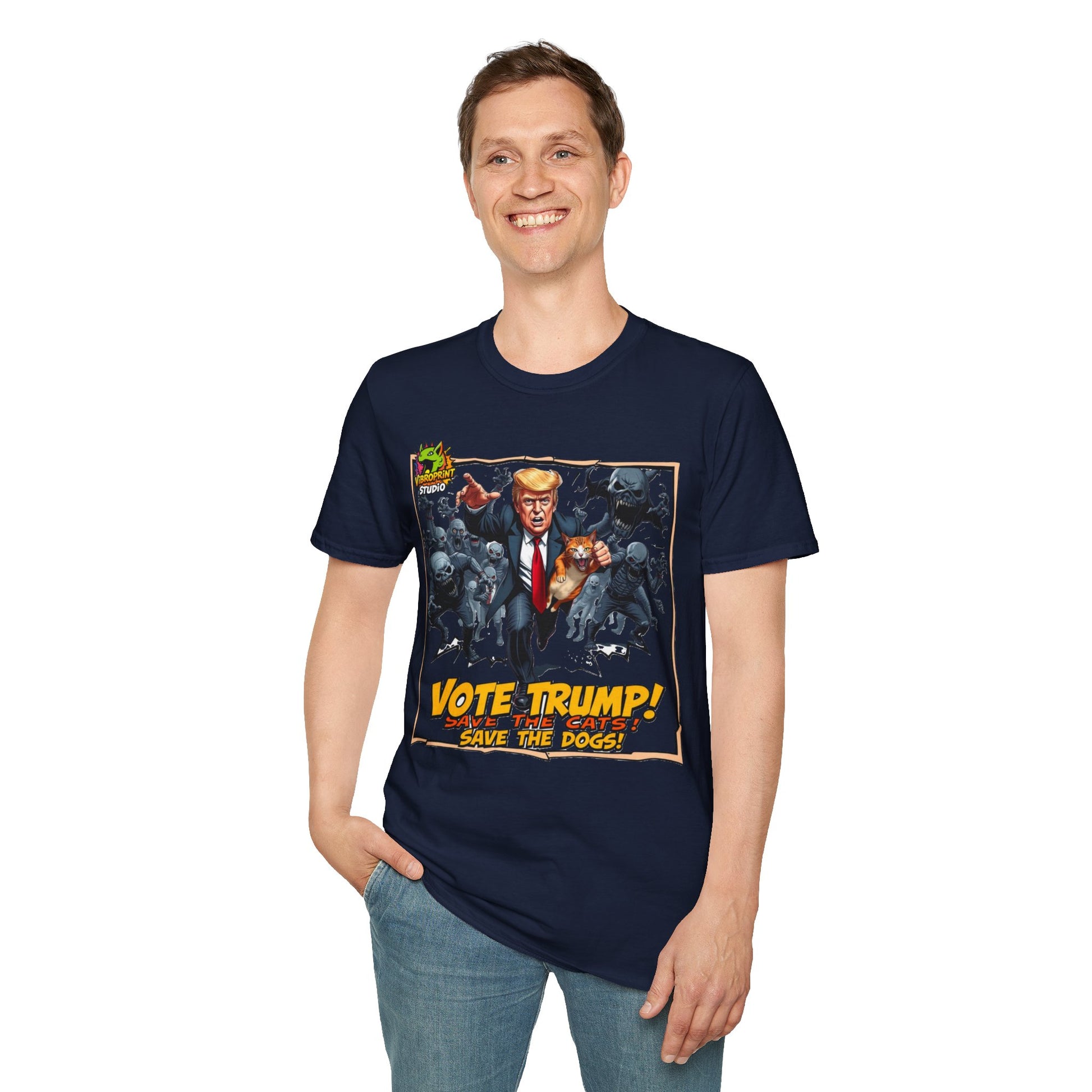 the - They're Eating the Dogs Shirt | Funny Election Graphic Tee | Trump Political Humor T-Shirt - premium material. limited stock. Order yours now and stand out with this exclusive piece!