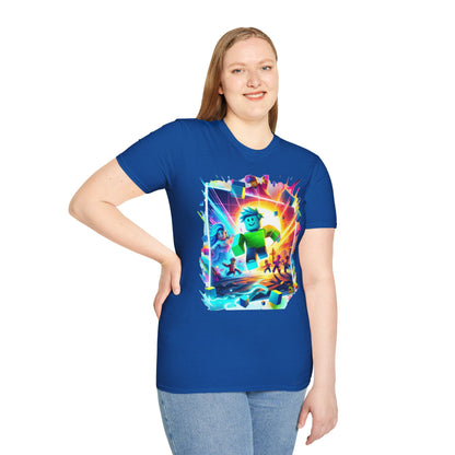 | - Roblox Avatar T-Shirt for Kids | Unique Roblox Graphic Tee | Roblox Gaming Merch | Cool Gift for Roblox Fans - premium material. limited stock. Order yours now and stand out with this exclusive piece!