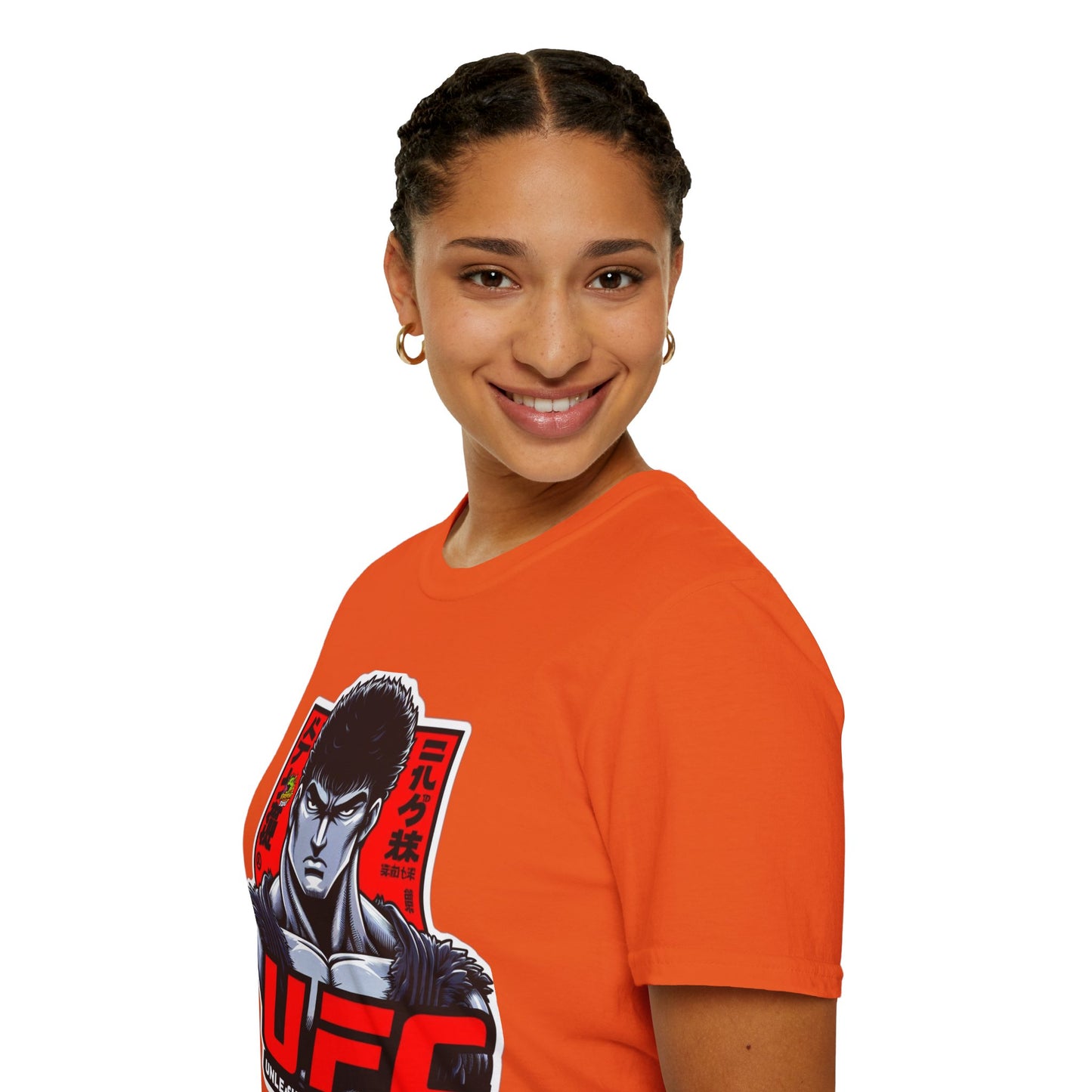 UFC T Shirt | Unleash Fierce Confidence | UFC Tee with Baki Anime Style