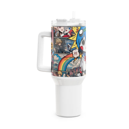 Anime - Stanley cup | Colorful Anime and Geek Tumbler for Gamers | Pop Culture Drinkware - custom-made. perfect gift idea. Order yours now and stand out with this exclusive piece!